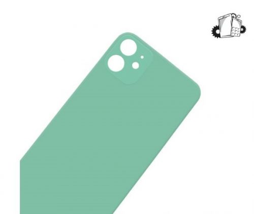 IPhone 11 Midnight Green Battery Cover Glass With Adhesive (Large Camera Hole)