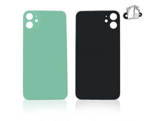 IPhone 11 Midnight Green Battery Cover Glass With Adhesive (Large Camera Hole)