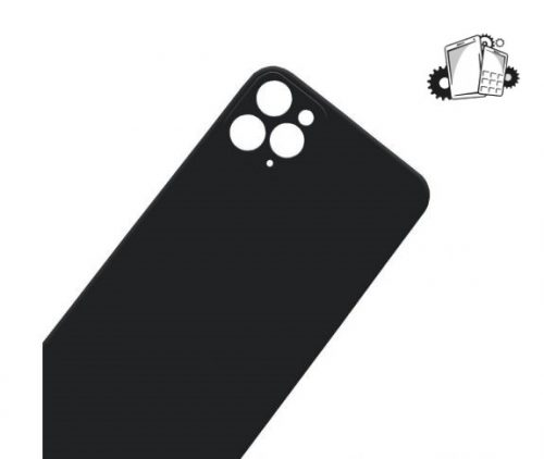 IPhone 11 Pro Battery Cover Glass With Adhesive (Green) (Large Camera Hole)
