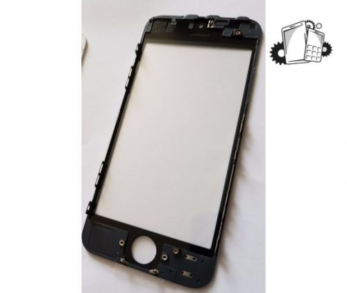 IPhone 5/5s FRONT GLASS ONLY With FRAME (NO LCD) – Black