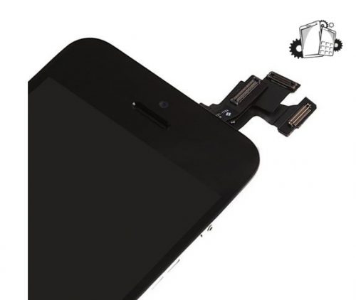 IPhone 5C LCD And Digitizer Glass Screen Replacement With Small Parts (Black) (Premium)