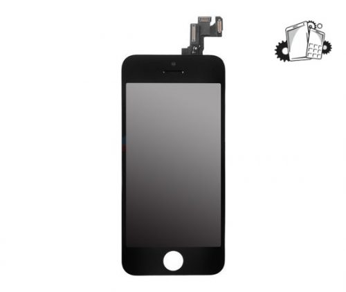 IPhone 5S LCD And Digitizer Glass Screen Replacement With Small Parts (Black) (Premium)