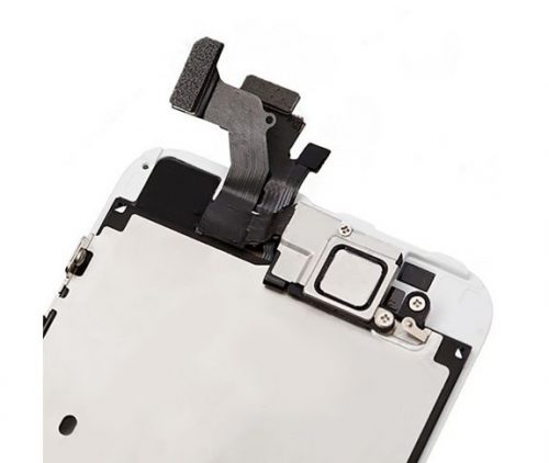 IPhone 5 LCD And Digitizer Glass Screen Replacement With Small Parts (White) (Premium)
