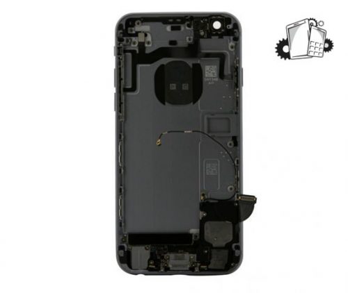 IPhone 6S Space Grey Rear Back Housing Midframe Assembly W/ Pre-Installed Small Parts