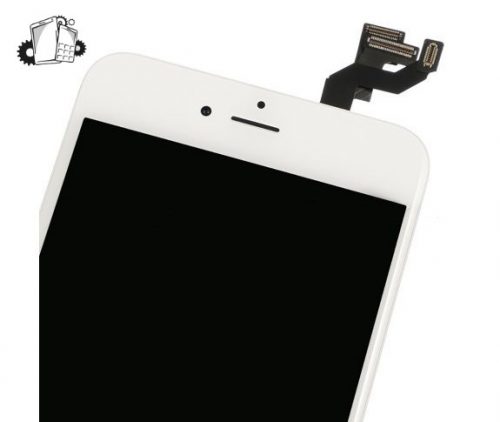 IPhone 6S Plus LCD And Digitizer Glass Screen Replacement With Small Parts (White) (Premium