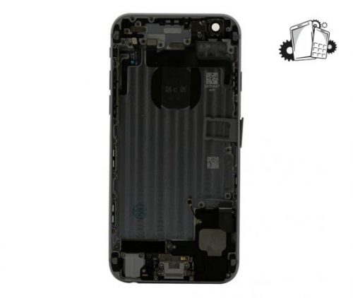 IPhone 6 Silver Rear Back Housing Midframe Assembly W/ Pre-Installed Small Parts