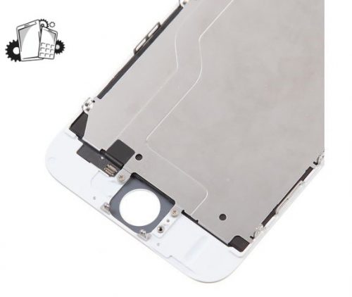 IPhone 6 LCD And Digitizer Glass Screen Replacement With Small Parts (White) (Premium)