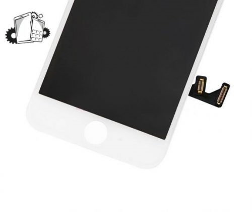 IPhone 7 LCD And Digitizer Glass Screen Replacement With Small Parts (White) (Premium)