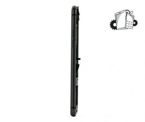 IPhone 8 Space Grey (Black) Rear Back Housing Midframe Assembly W/ Pre-Installed Small Parts