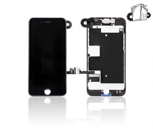 IPhone 8 LCD And Digitizer Glass Screen Replacement With Small Parts (Black) (PREMIUM)