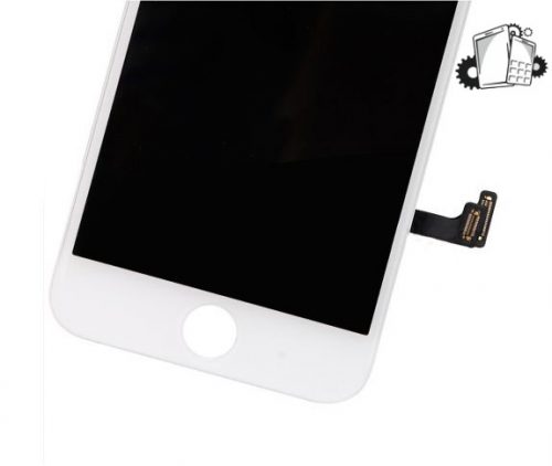 IPhone 8 LCD And Digitizer Glass Screen Replacement With Small Parts (White) (PREMIUM)