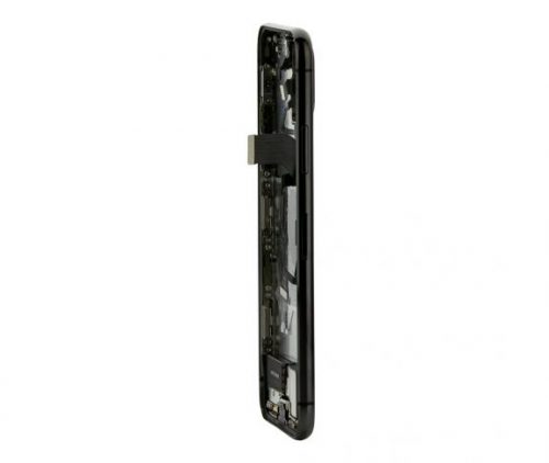 IPhone X Black Rear Back Housing Midframe Assembly W/ Pre-Installed Small Parts