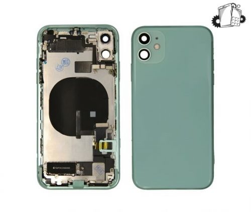 IPhone 11 Green Rear Back Housing Midframe Assembly W/ Pre-Installed Small Parts