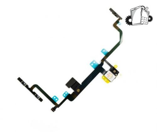 IPhone 8 Plus Power/Volume Button Flex Cable With Metal Bracket Assembly