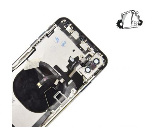 IPhone XS Max Gold Rear Back Housing Midframe Assembly W/ Pre-Installed Small Parts