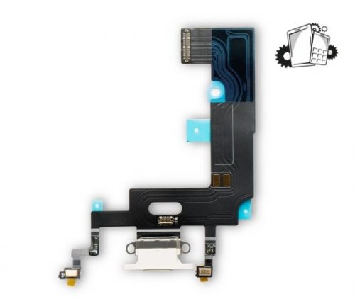IPhone XR Dock Connector Flex Cable – White