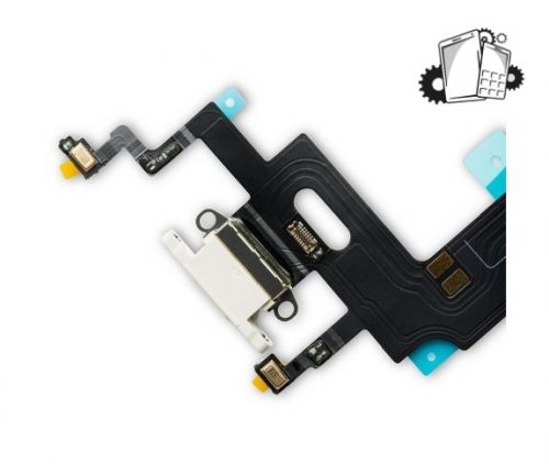 IPhone XR Dock Connector Flex Cable – White