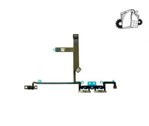 IPhone XS Volume Button Flex Cable With Metal Brackets