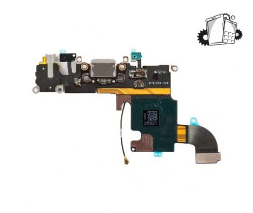 IPhone 6S Charging Port & Headphone Jack Flex Cable Dark Grey