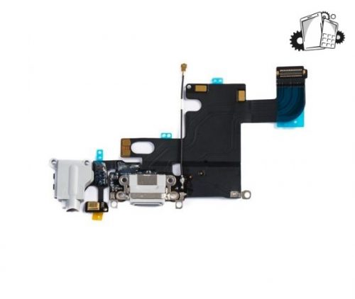 IPhone 6 Charging Dock And Headphone Jack Flex Cable – White