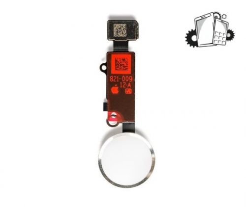 IPhone 8 / 8 Plus Silver Home Button Flex Cable (FOR COSMETIC USE ONLY)