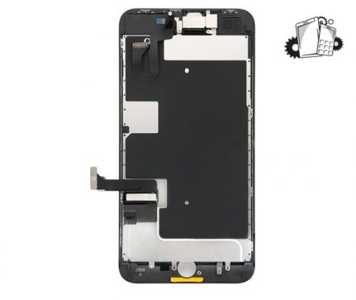 IPhone 8 Plus LCD And Digitizer Glass Screen Replacement With Small Parts (Black) (PREMIUM