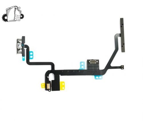 IPhone 8 Power/Volume Button Flex Cable With Metal Bracket Assembly