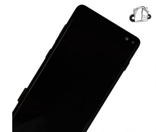 Samsung Galaxy S10 Plus Glass Screen LCD Assembly Replacement With Frame (Prism Black)