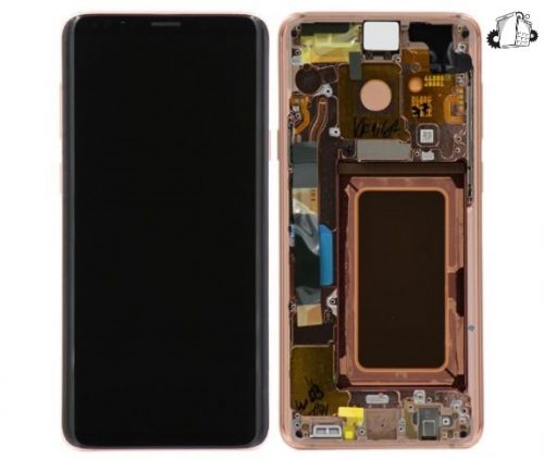Samsung Galaxy S9 Plus Glass Screen LCD Assembly Replacement With Frame (Sunrise Gold)
