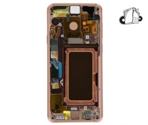 Samsung Galaxy S9 Plus Glass Screen LCD Assembly Replacement With Frame (Sunrise Gold)