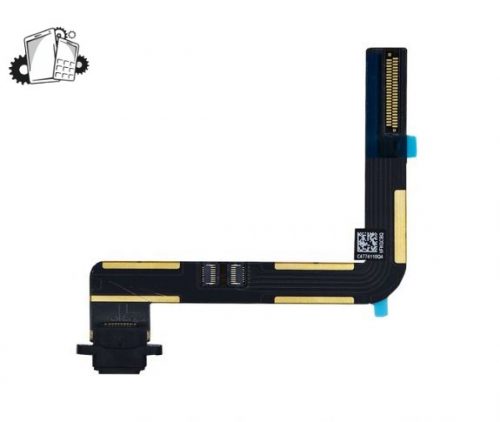 Charging Port Dock Flex Cable (Black) For IPad 5 (2017) / IPad 6 (2018)