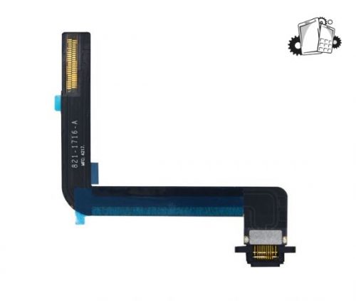 Charging Port Dock Flex Cable (Black) For IPad 5 (2017) / IPad 6 (2018)