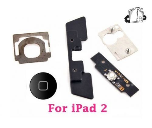 IPad 2 Black Home Button Assembly