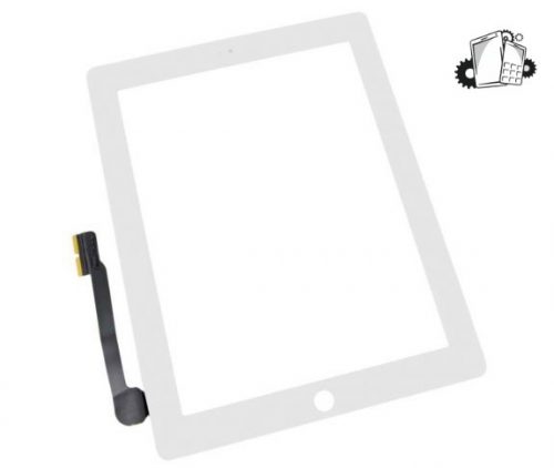 IPad 3 & 4 White Glass Touch Screen Digitizer Replacement