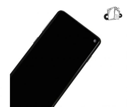 Samsung Galaxy S10 Glass Screen LCD Assembly Replacement With Front Housing (Prism Black)