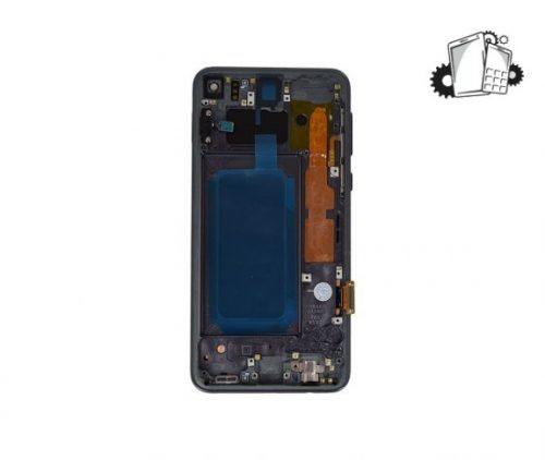 Samsung Galaxy S10e Glass Screen OLED Assembly Replacement With Frame (Prism Black)