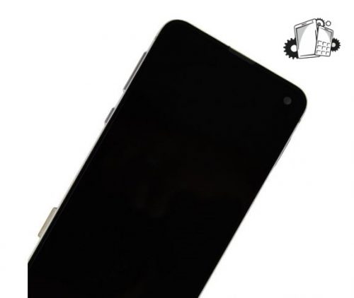 Samsung Galaxy S10e Glass Screen OLED Assembly Replacement With Frame (Prism White)