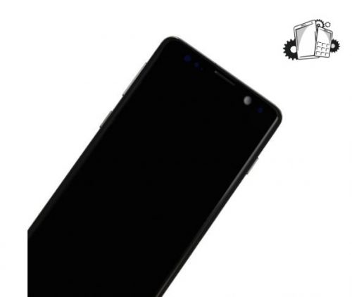 Samsung Galaxy S9 Glass Screen LCD Assembly Replacement With Front Housing (Midnight Black)
