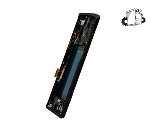 Samsung Galaxy S9 Glass Screen LCD Assembly Replacement With Front Housing (Midnight Black)