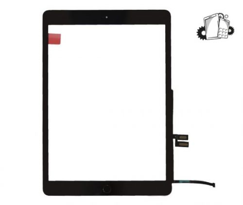 IPad 7 (2019) / IPad 8 (2020) Premium Black Glass Screen Digitizer Complete Assembly
