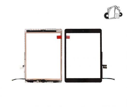 IPad 7 (2019) / IPad 8 (2020) Premium Black Glass Screen Digitizer Complete Assembly