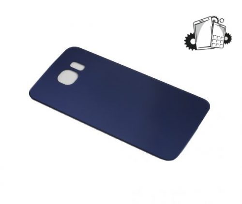 Samsung Galaxy S6 Glass Back Cover with Adhesive(Black)
