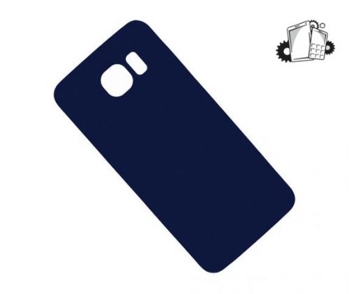 Samsung Galaxy S6 Glass Back Cover with Adhesive(Black)