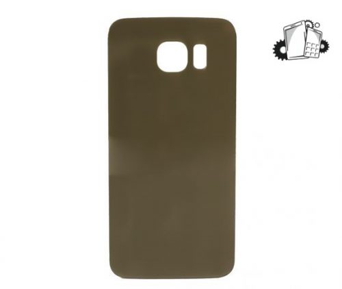 Samsung Galaxy S6 Glass Back Cover with Adhesive(Gold)