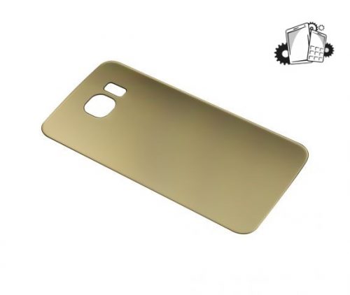 Samsung Galaxy S6 Glass Back Cover with Adhesive(Gold)