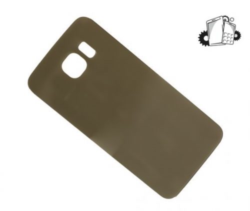 Samsung Galaxy S6 Glass Back Cover with Adhesive(Gold)