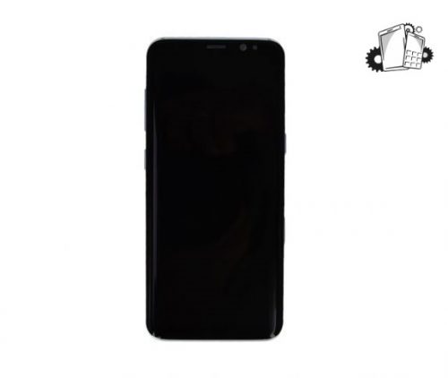 Samsung Galaxy S8 Glass Screen OLED Assembly Replacement With Front Housing (Coral Blue)